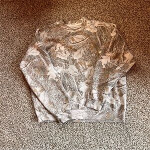 Abercrombie & Fitch Men's camo Pattern Crewneck Sweater